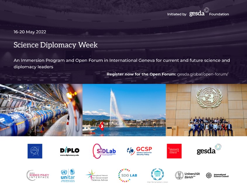 UNEP/GRID-Geneva’s director will be a speaker at the Science Diplomacy Week